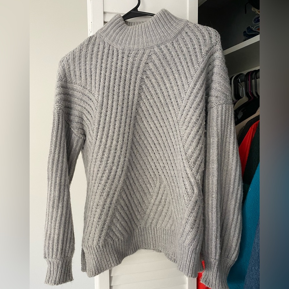 Cozy gray turtleneck